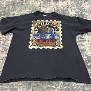 vintage 2001 HRLA Sturgis 61st Anniversary Bike Week t-shirt XL Made In USA